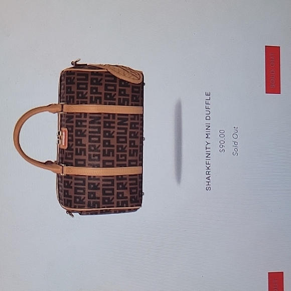 New Sprayground Sharkfinity Mini Duffle - Picture 6 of 6